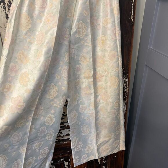 Vintage Bouquet Des Fleurs by Barbizon Lace and floral peignoir set women’s L. - Picture 5 of 16